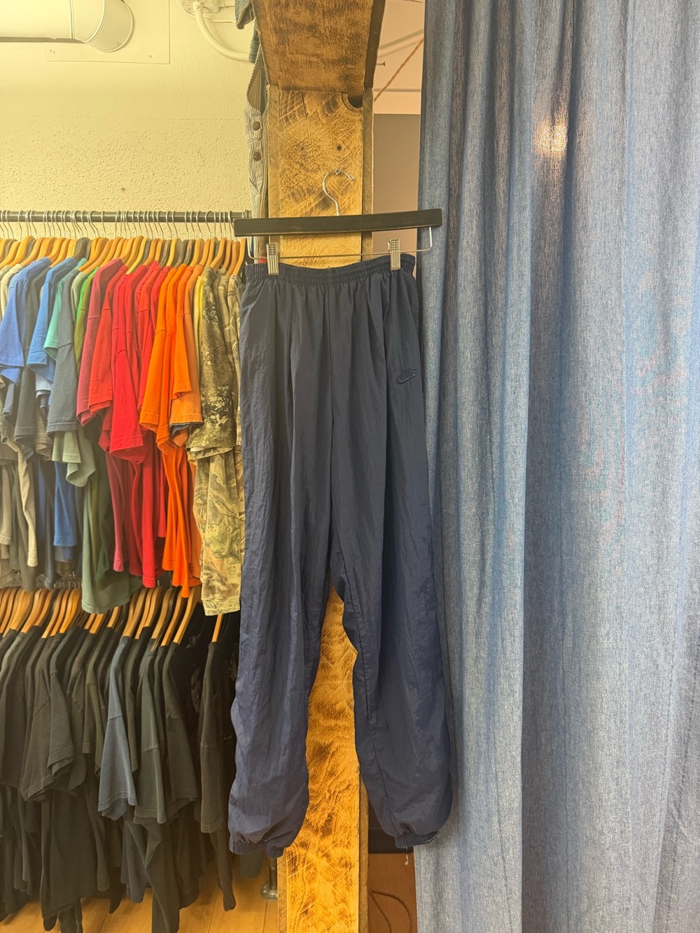 Vintage Nike navy track pants